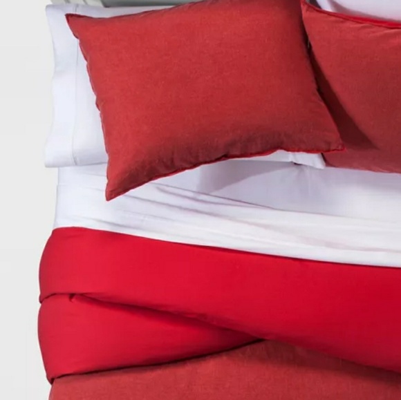 Linen-Blend Duvet Cover Set